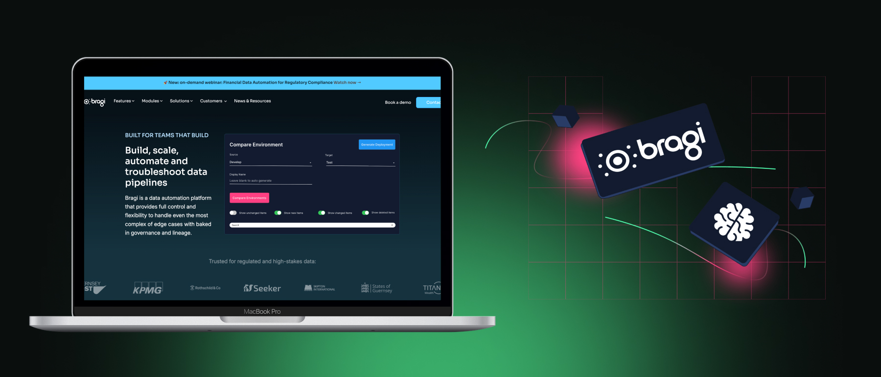 Bragi, End-to-End Website
