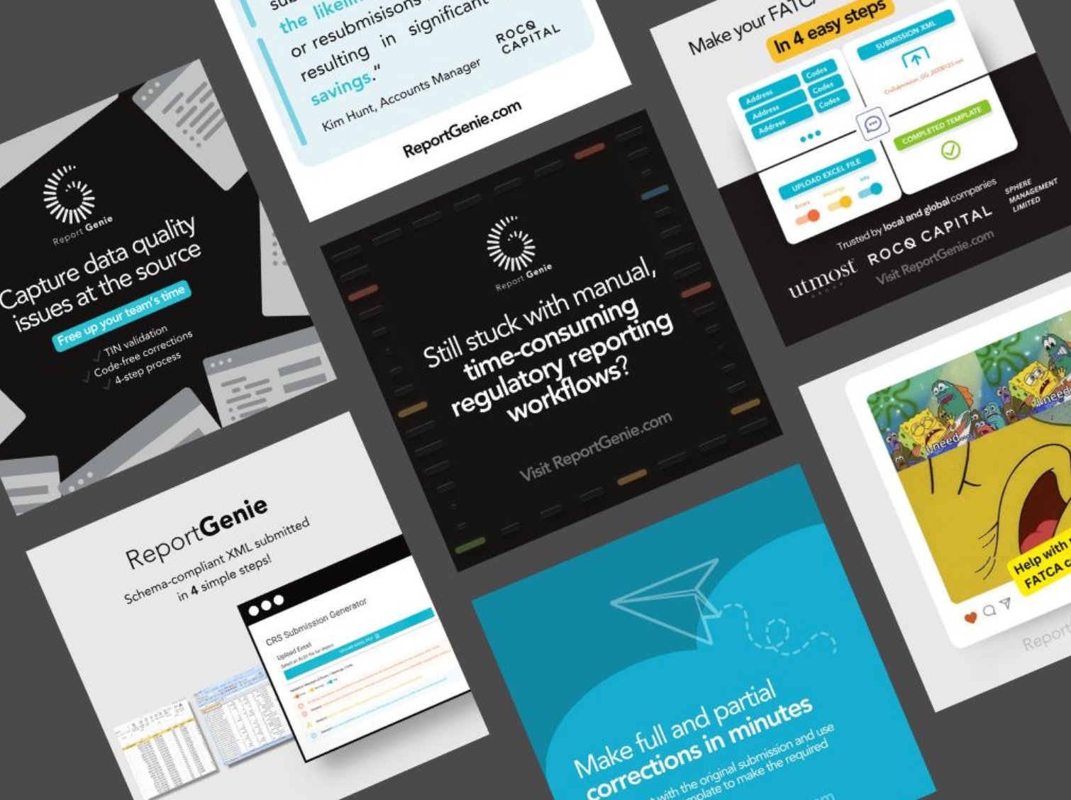 ReportGenie, Social Content